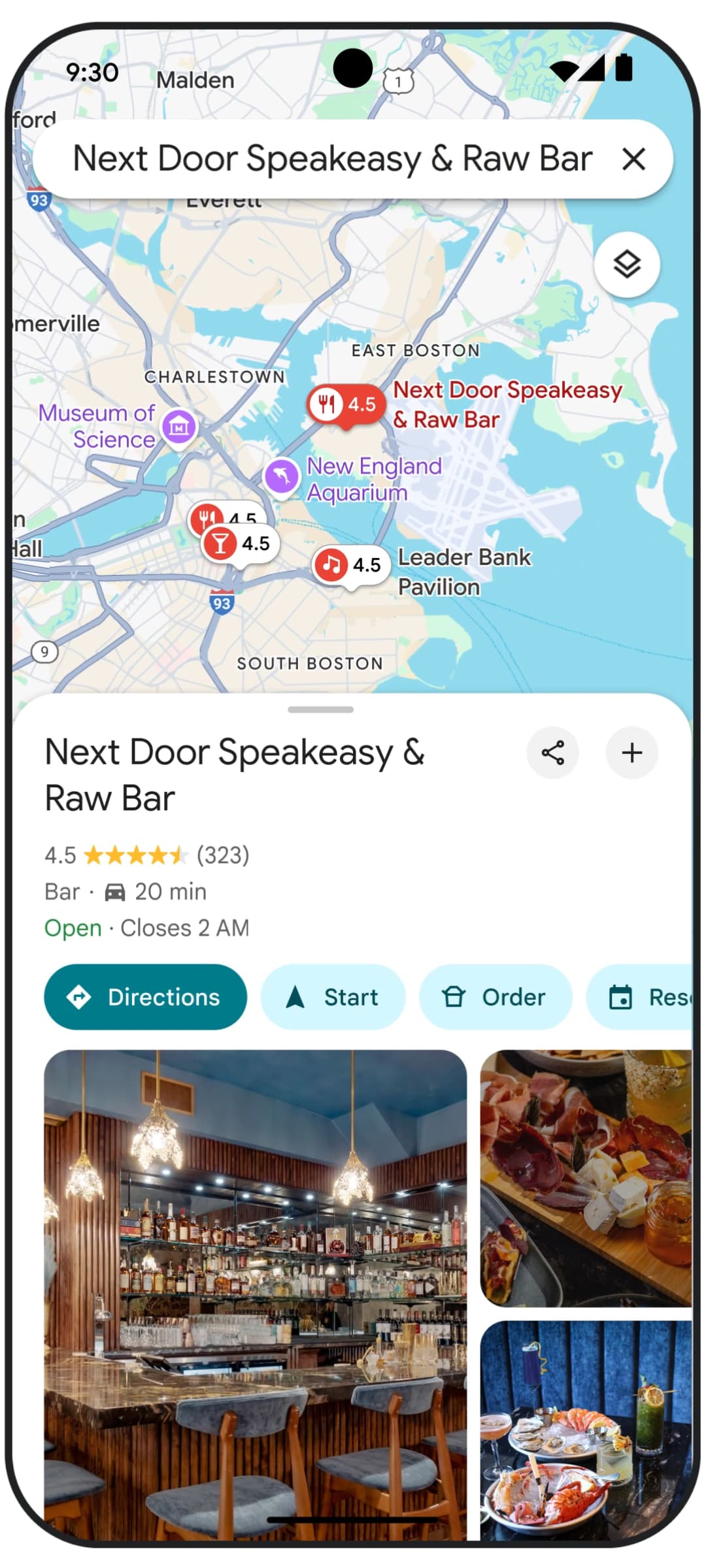 Google Maps teal color