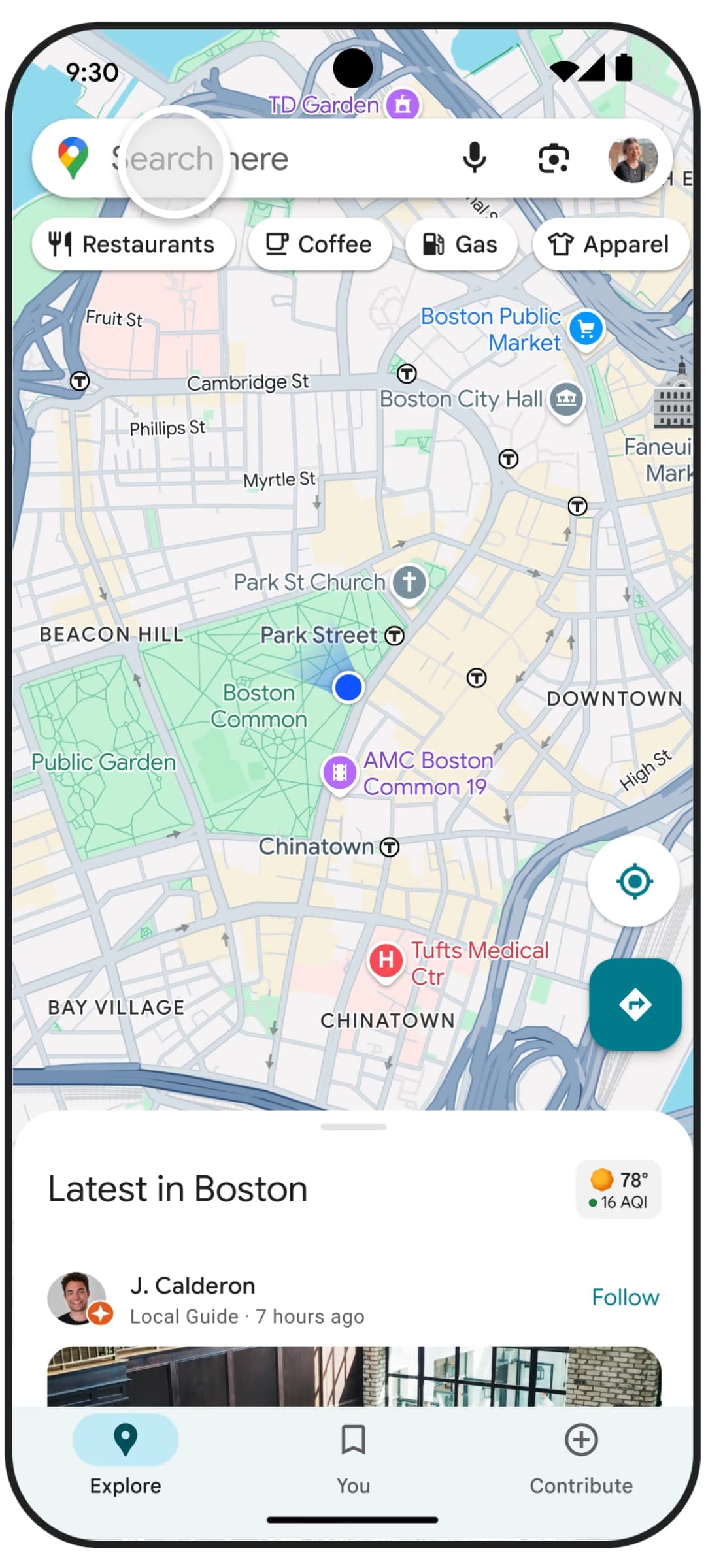 Google Maps teal color