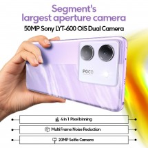 50+2MP rear and 20MP front cameras