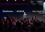 Honor Magic7 Pro on stage at the Snapdragon Summit