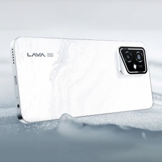 Lava Yuva 2 5G in Marble Black and Marble White