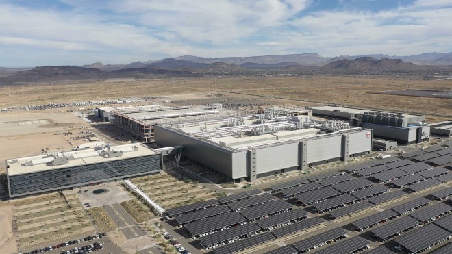 TSMC semiconductor manufacturing fab site in Phoenix, Arizona