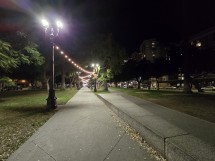 Ultra-wide camera, night: Samsung Galaxy S24 Ultra