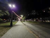 Ultra-wide camera, night: Samsung Galaxy S25 Ultra