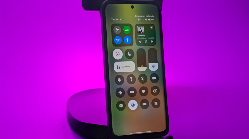 hyperOS ios control center