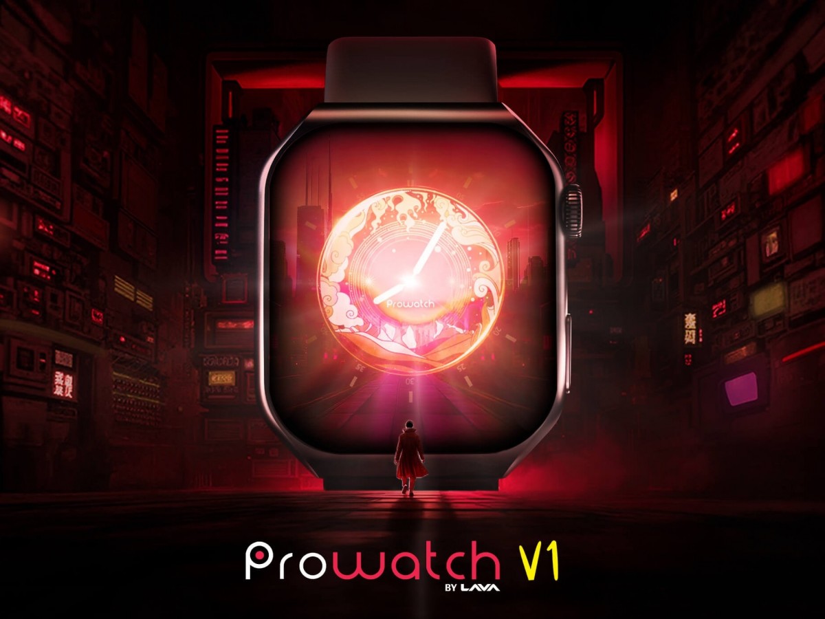 Lava Prowatch V1 arrives with an IP68 rating, Bluetooth calling, and 2-year warranty