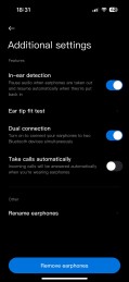 Redmi Buds 6 Pro features inside the Xiaomi Earbuds app