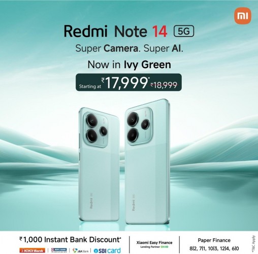 Redmi Note 14 5G gets a new color in India