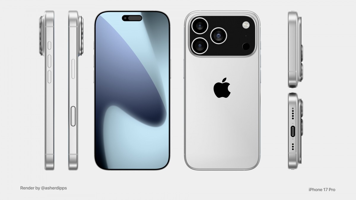 Speculative render of iPhone 17 Pro