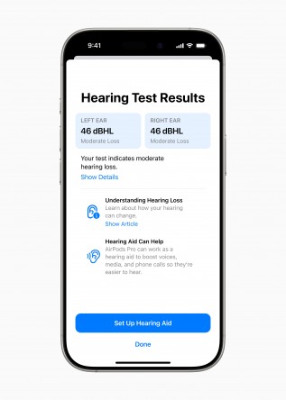 AirPods Pro 2's Hearing Test