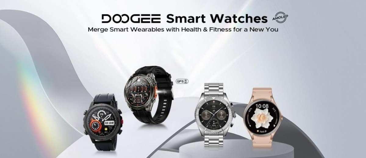 Doogee expands product portfolio with two tablets and three smartwatches