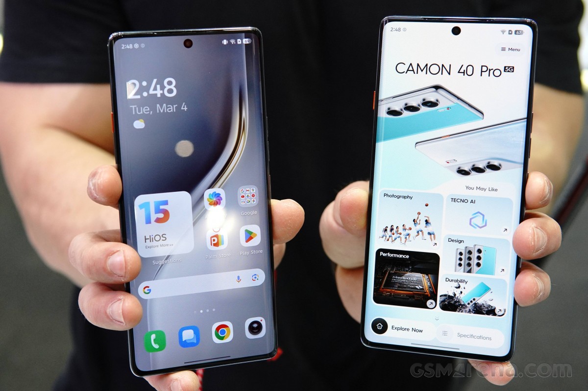 Tecno Camon 40 series hands-on